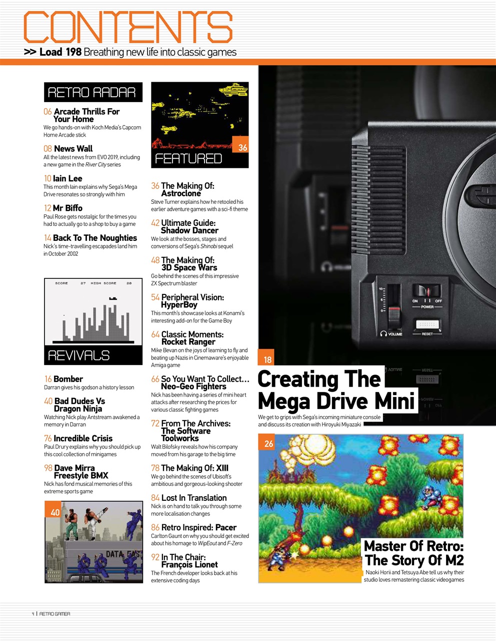 Retro Gamer Preview Pages