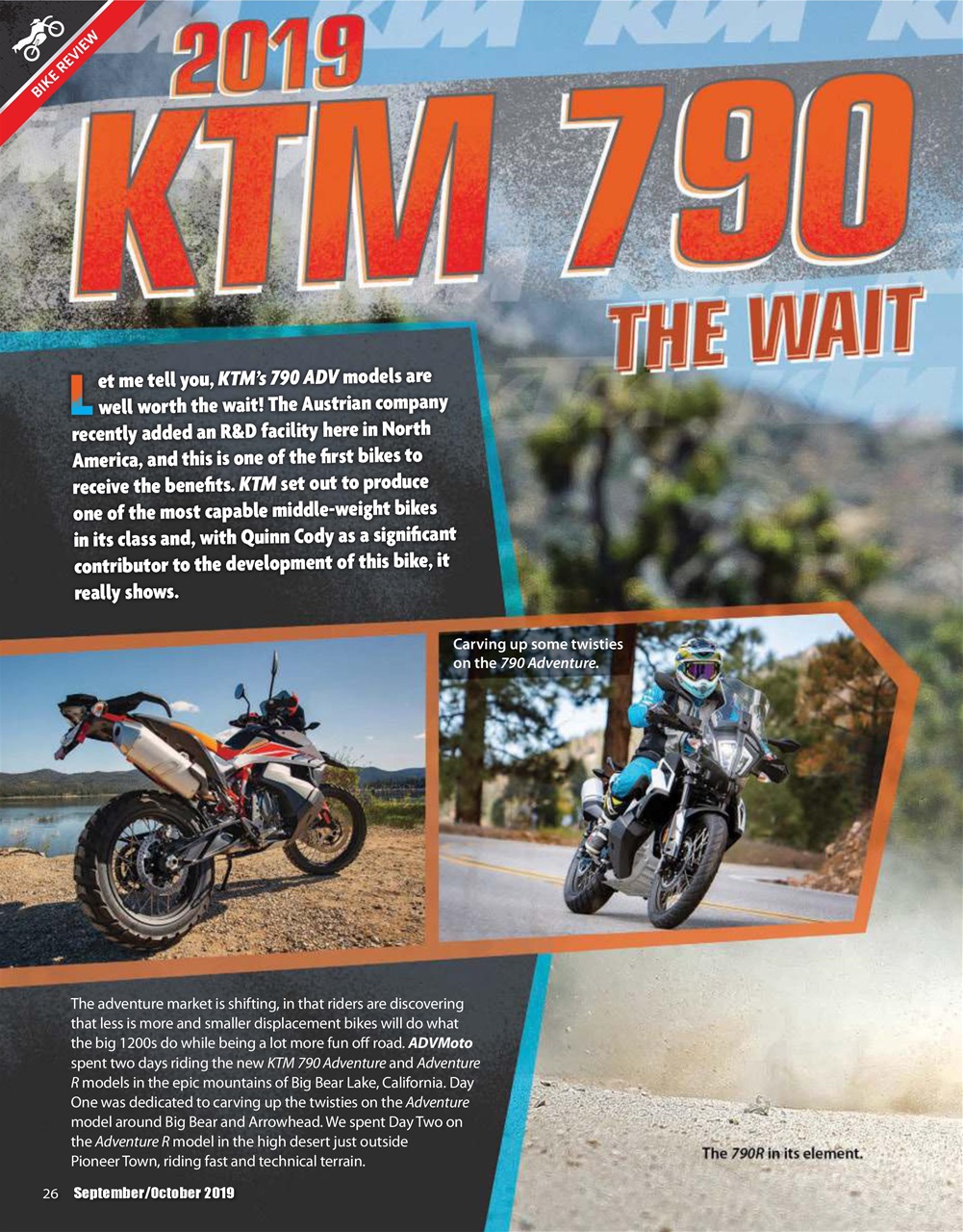 Adventure Motorcycle Preview Pages
