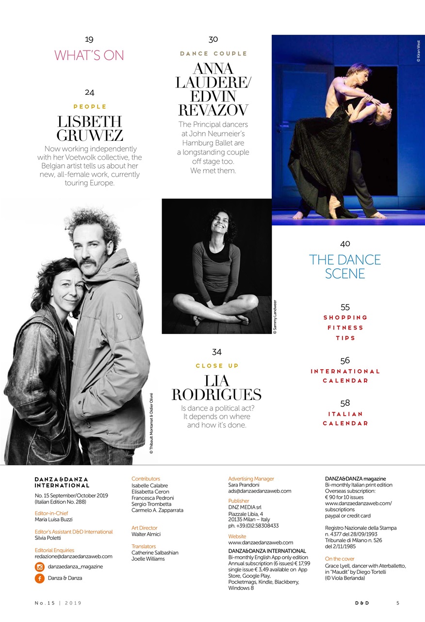 DANZA&DANZA International Preview Pages