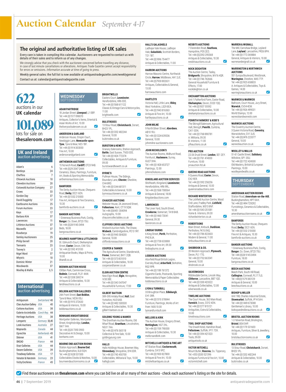Antiques Trade Gazette Preview Pages
