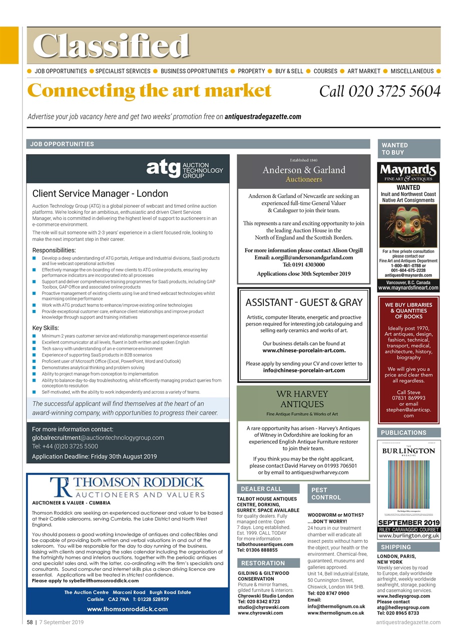 Antiques Trade Gazette Preview Pages