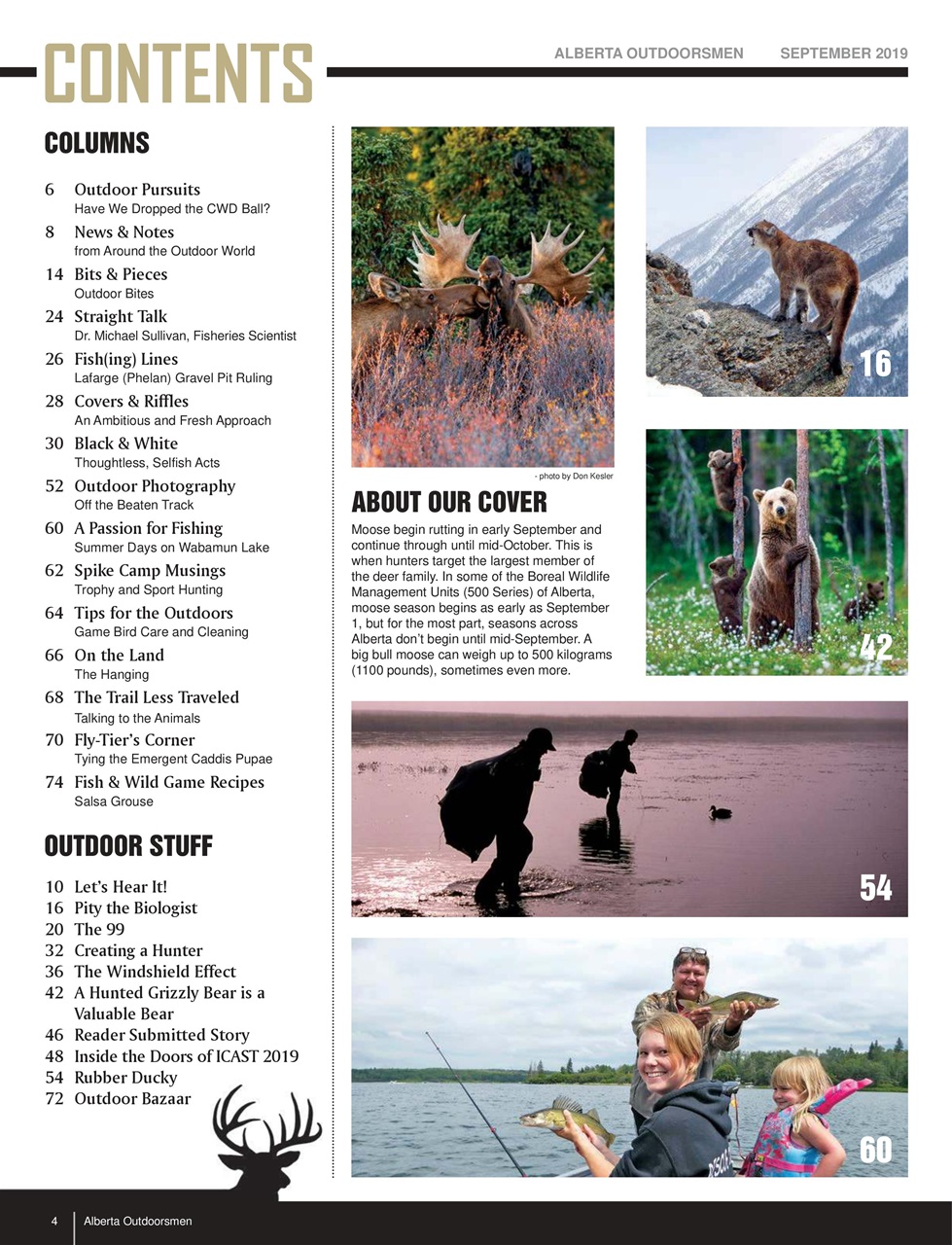 Alberta Outdoors Preview Pages