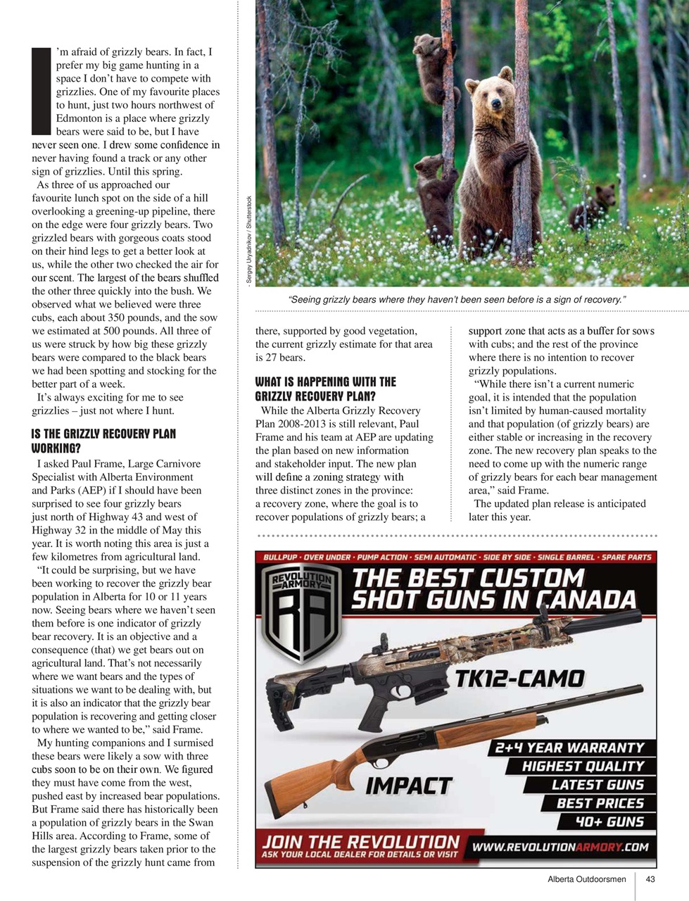 Alberta Outdoors Preview Pages