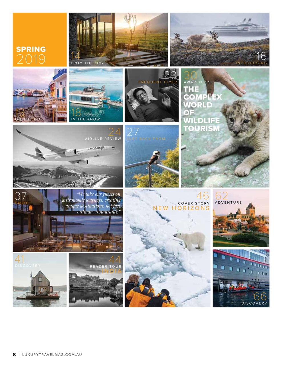 Luxury Travel Preview Pages