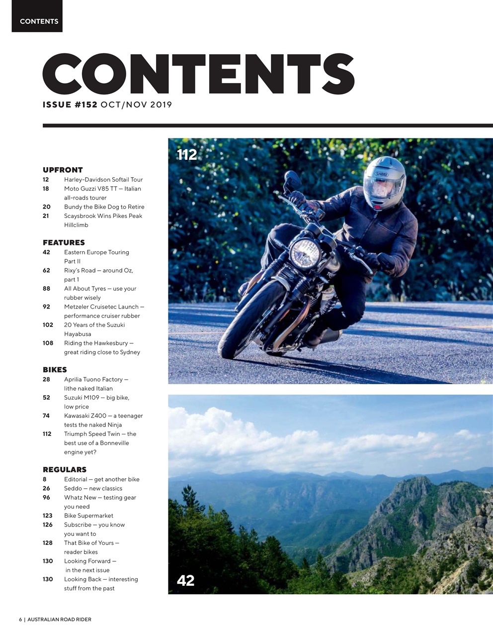 Australian Road Rider Preview Pages