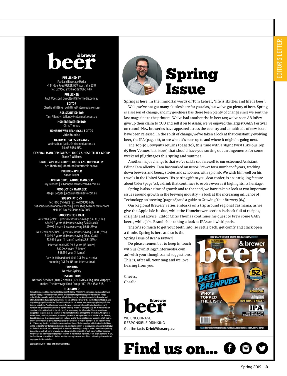 Beer and Brewer Preview Pages