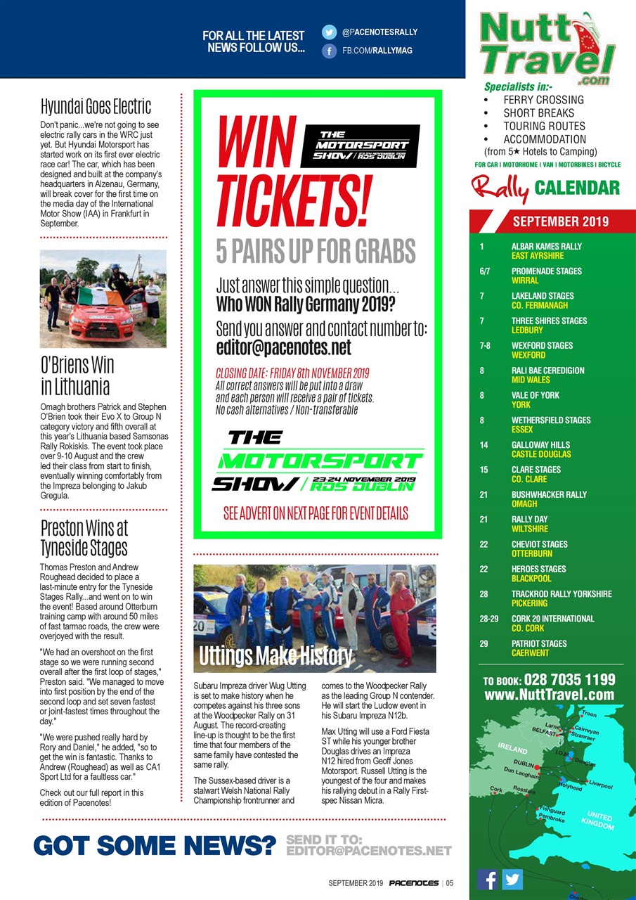 Pacenotes Rally magazine Preview Pages