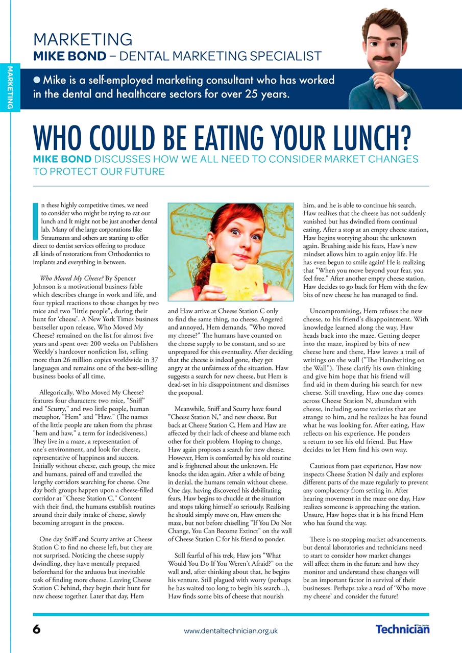 The Dental Technician Magazine Preview Pages