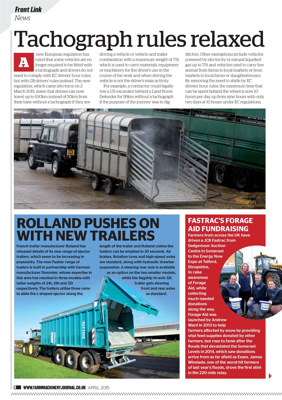 Farm Machinery Journal Preview Pages