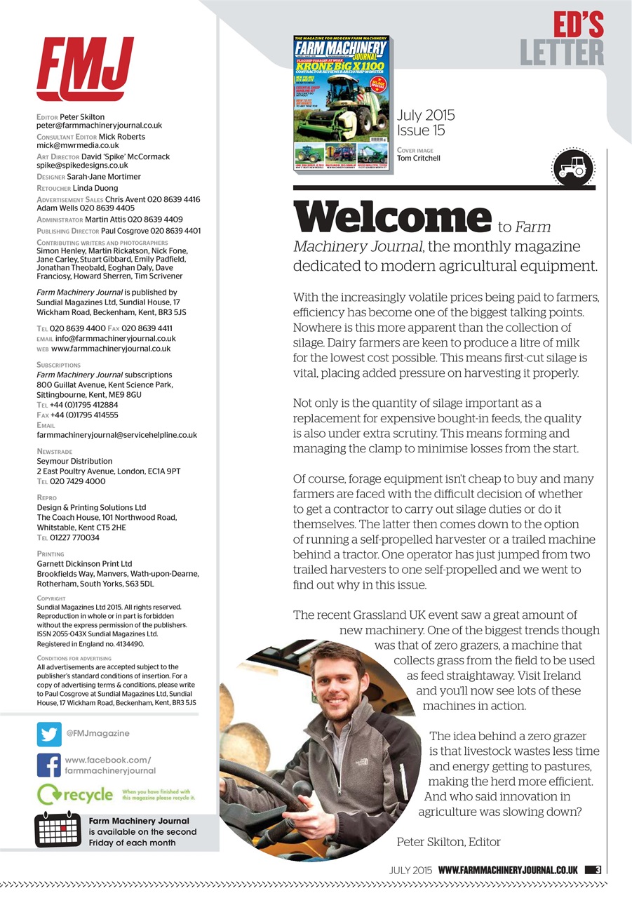 Farm Machinery Journal Preview Pages