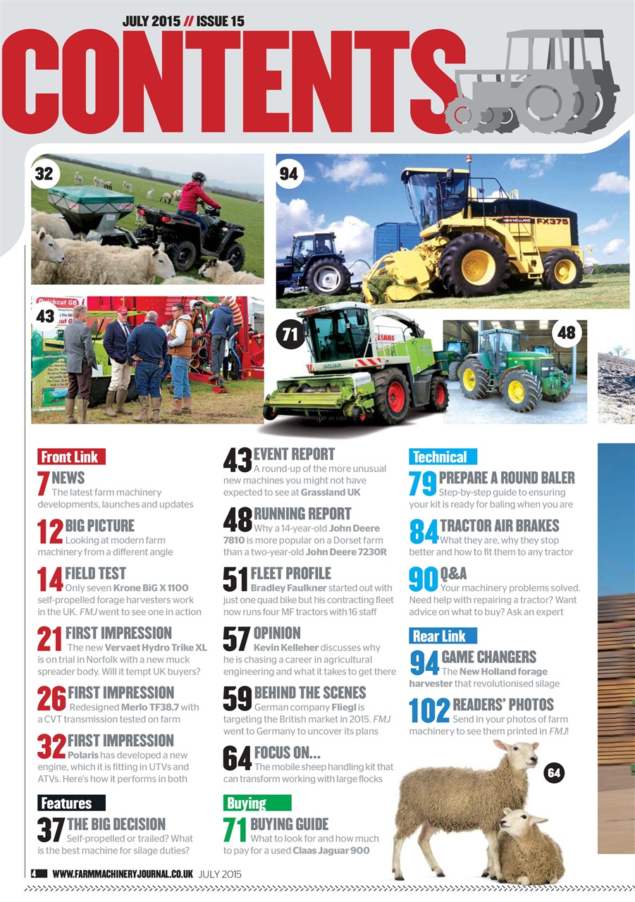 Farm Machinery Journal Preview Pages