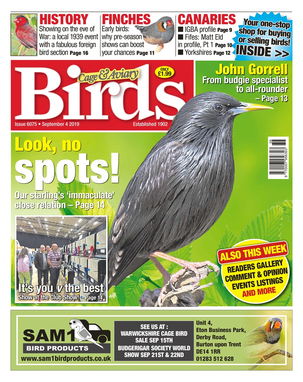 Cage & Aviary Birds Preview Pages