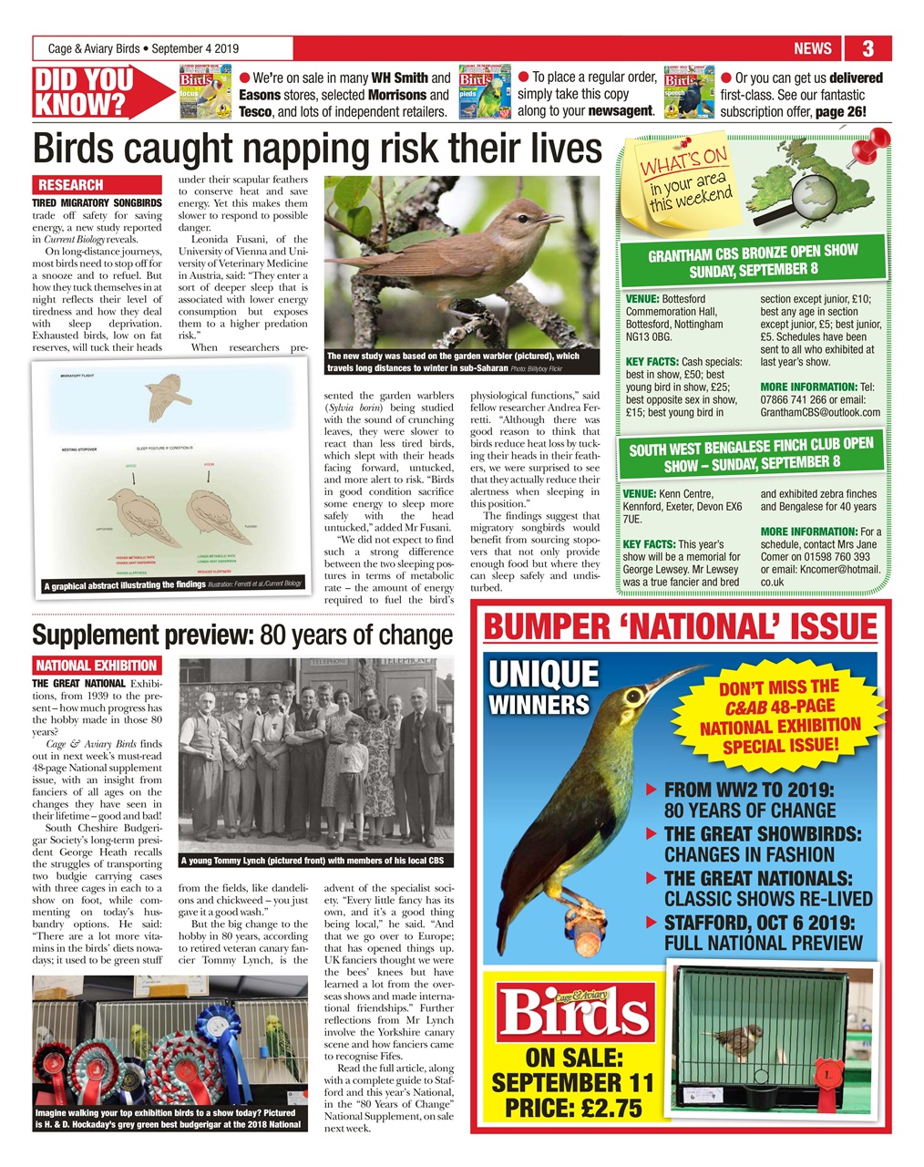 Cage & Aviary Birds Preview Pages