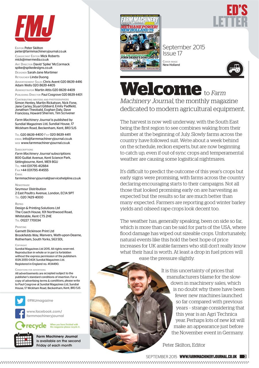 Farm Machinery Journal Preview Pages