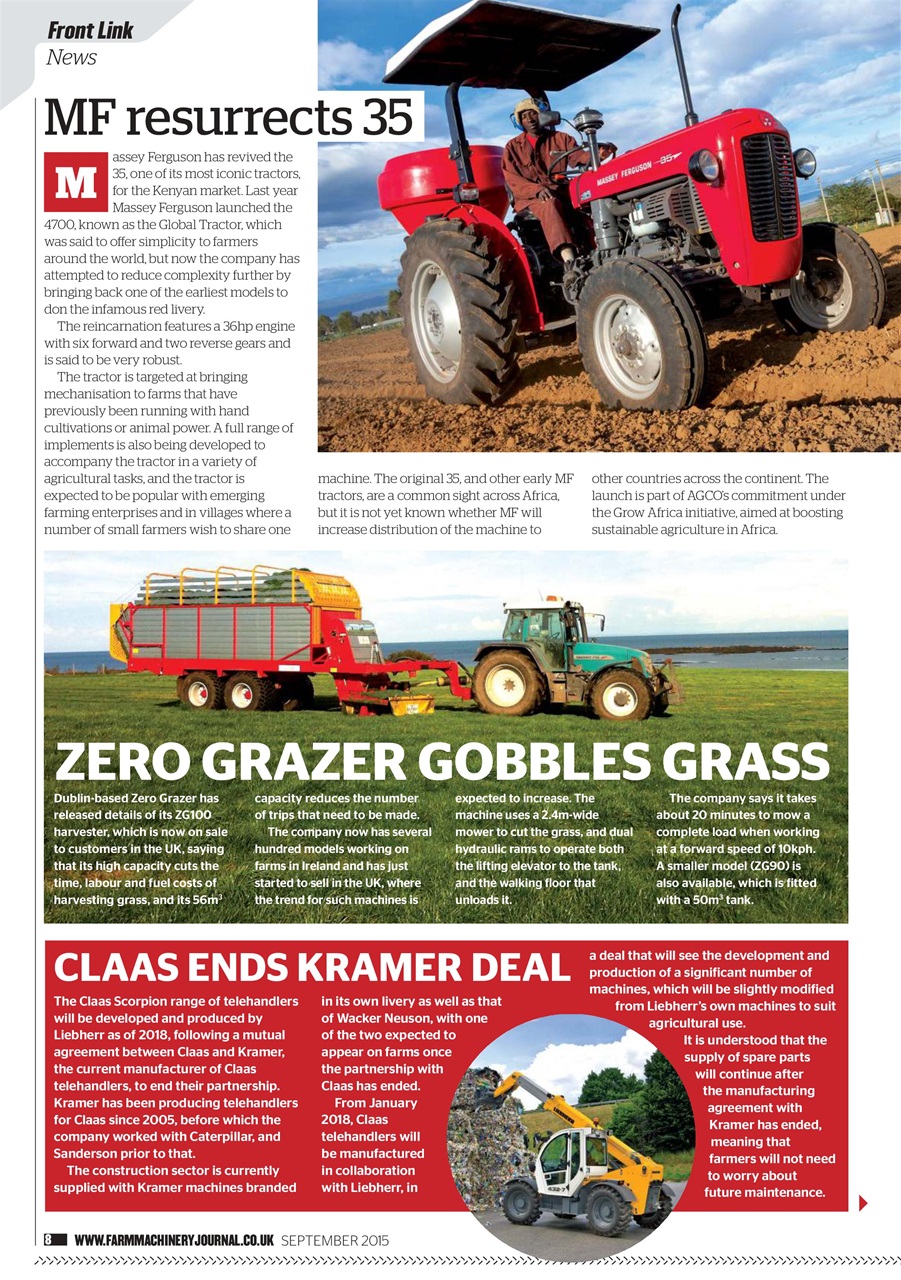 Farm Machinery Journal Preview Pages