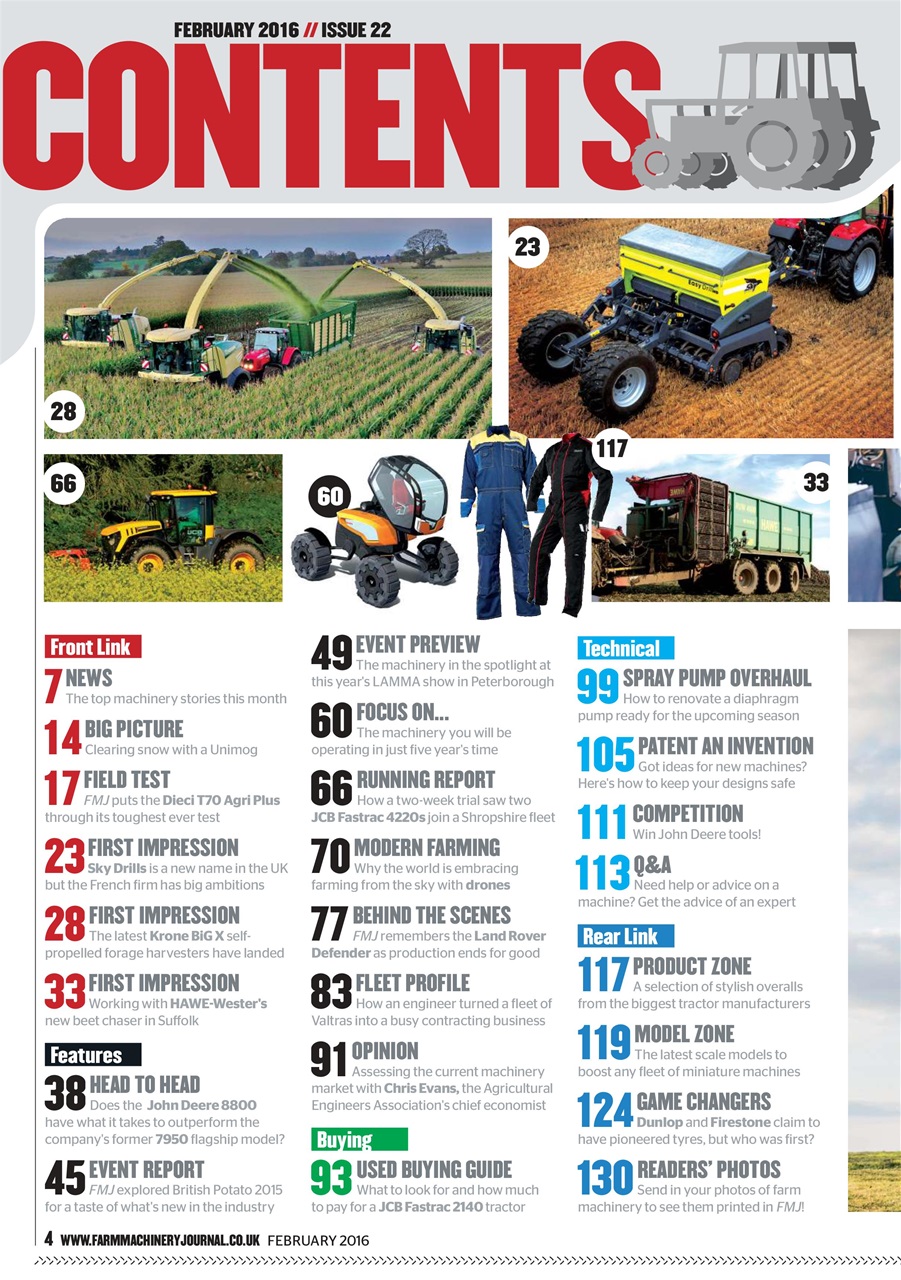 Farm Machinery Journal Preview Pages