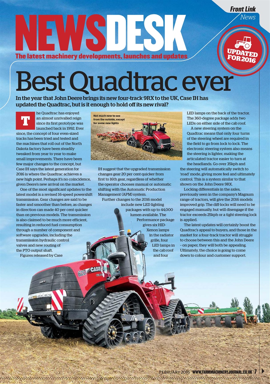 Farm Machinery Journal Preview Pages