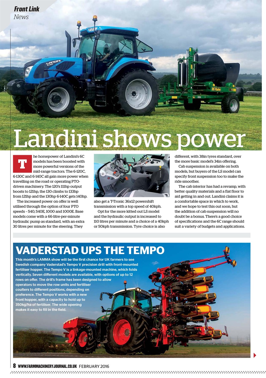 Farm Machinery Journal Preview Pages