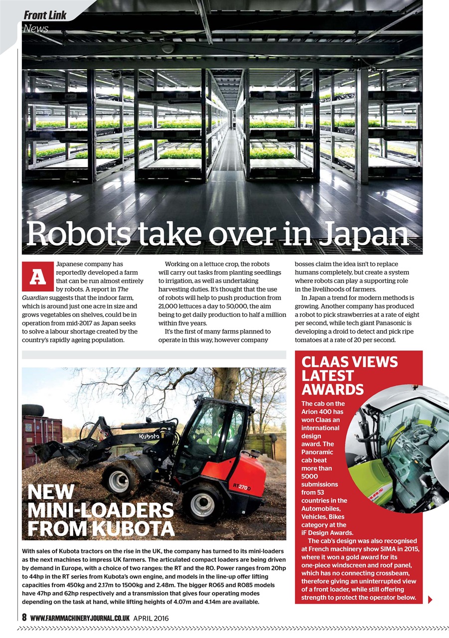 Farm Machinery Journal Preview Pages