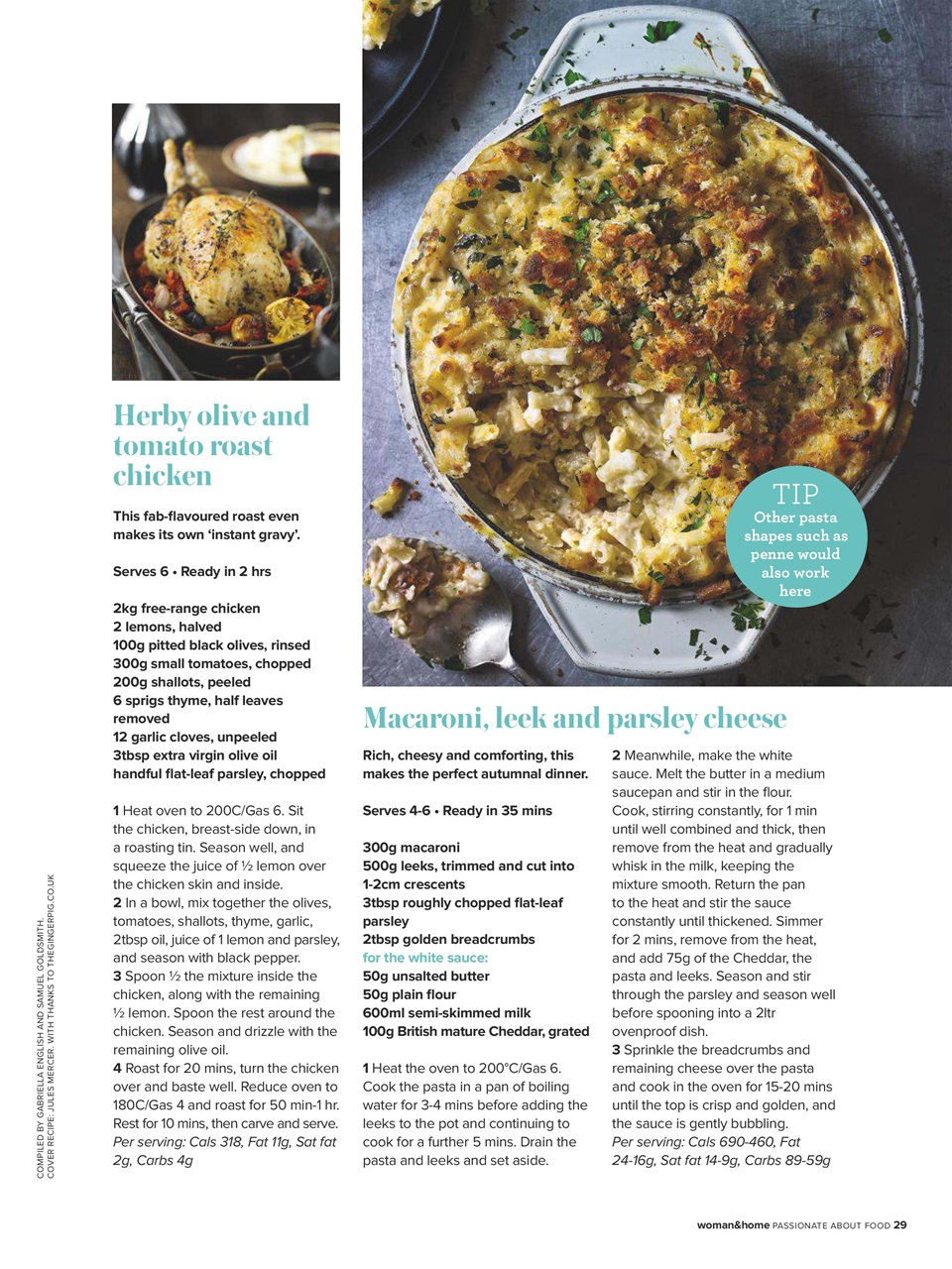 Woman & Home Feel Good Food Preview Pages
