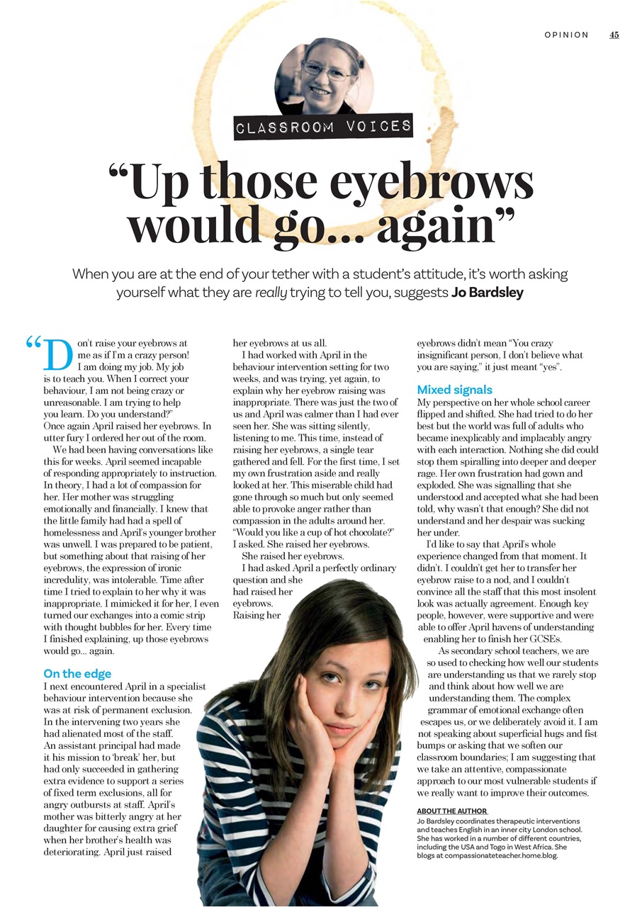 Teach Secondary Preview Pages