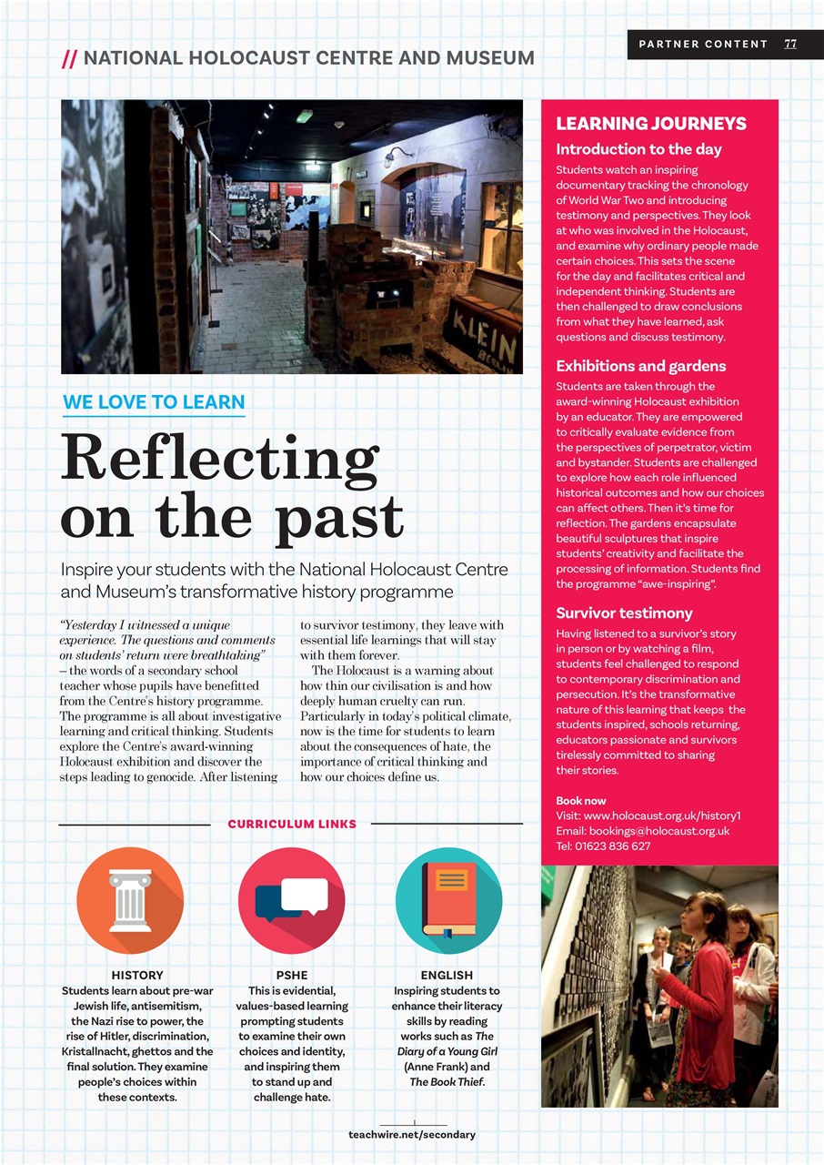 Teach Secondary Preview Pages