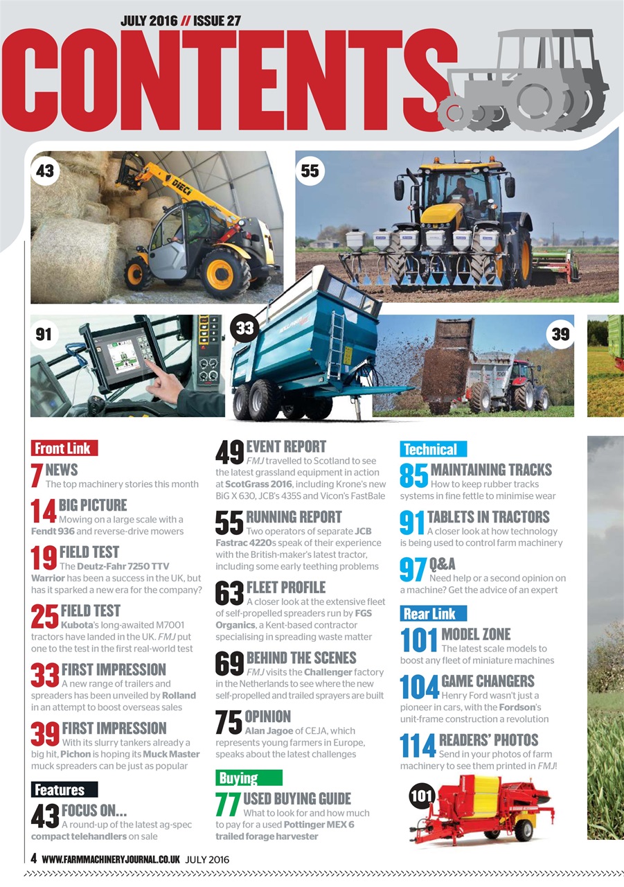 Farm Machinery Journal Preview Pages
