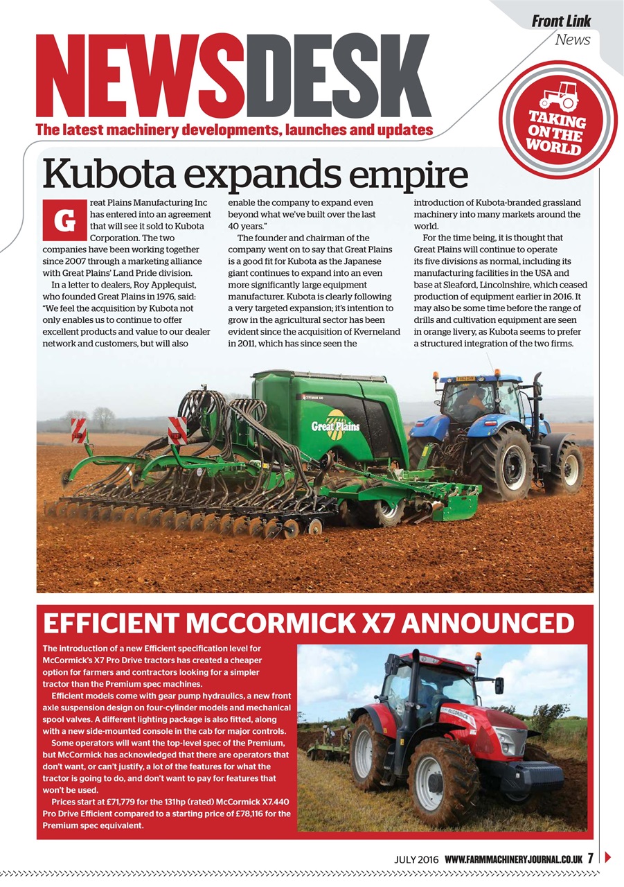 Farm Machinery Journal Preview Pages