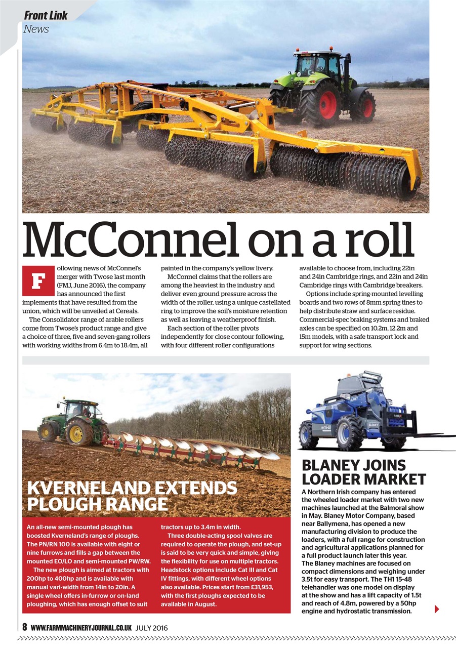 Farm Machinery Journal Preview Pages