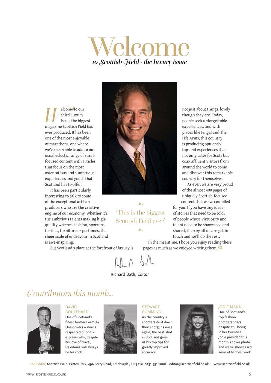 Scottish Field Preview Pages