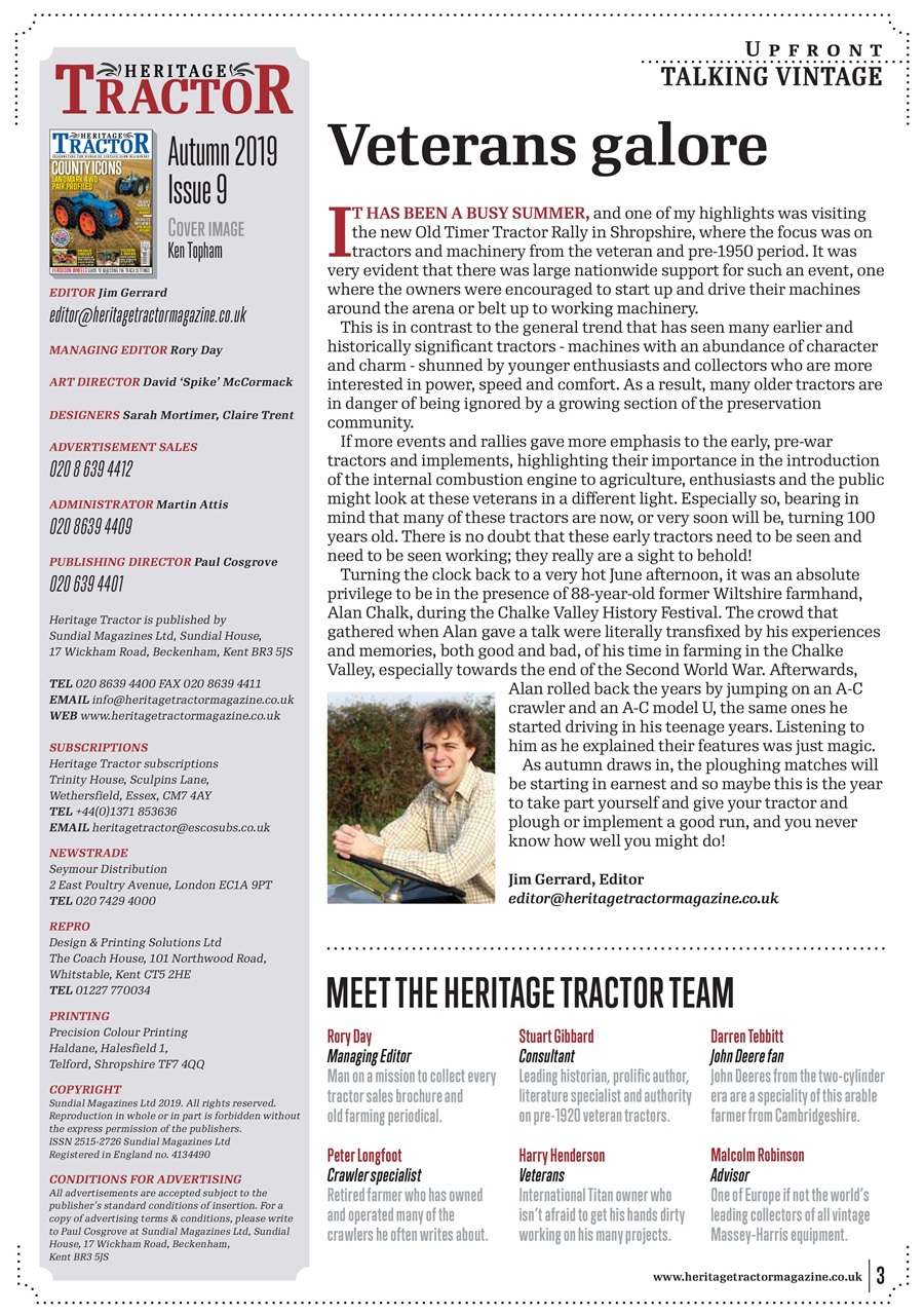 Classic Tractor Preview Pages