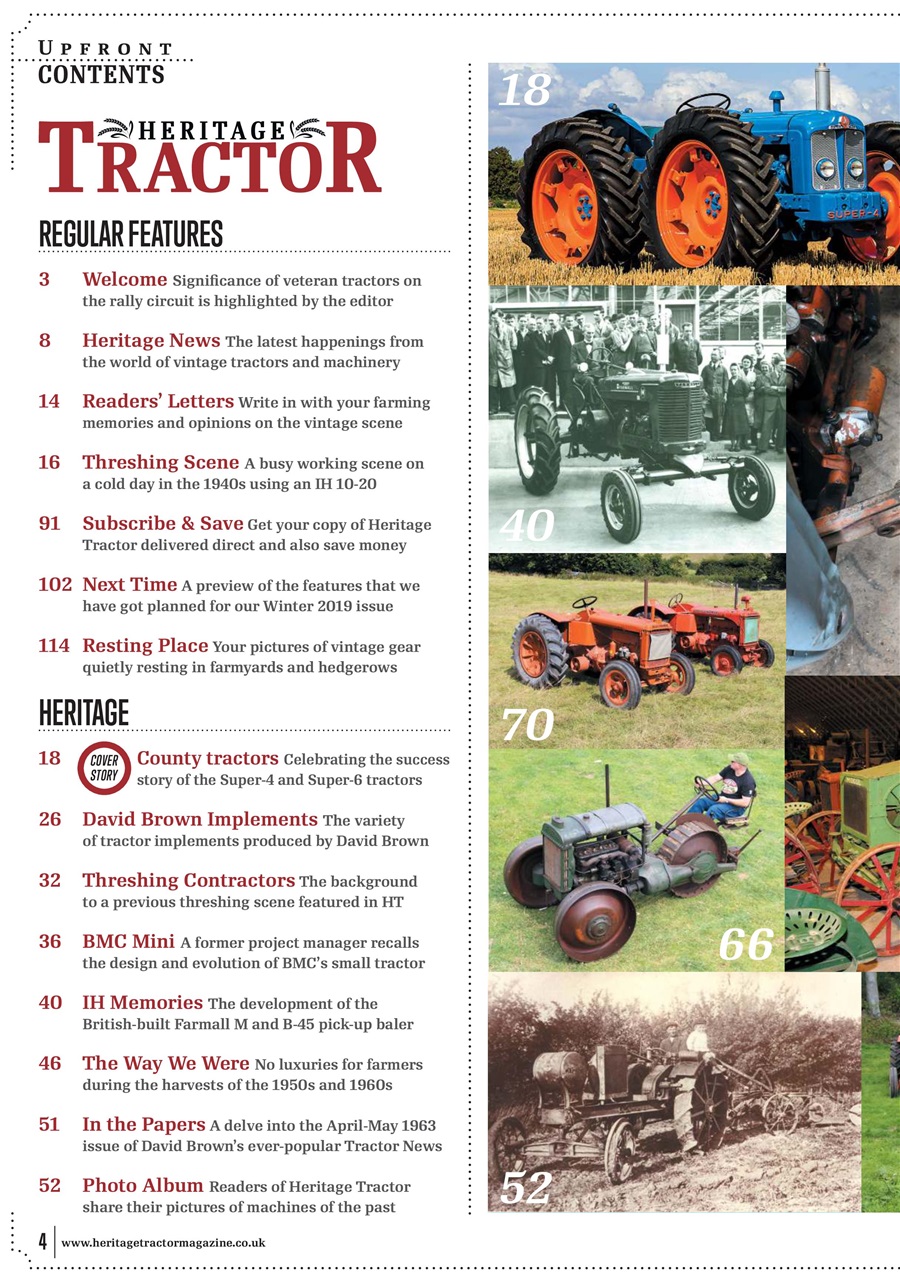 Classic Tractor Preview Pages