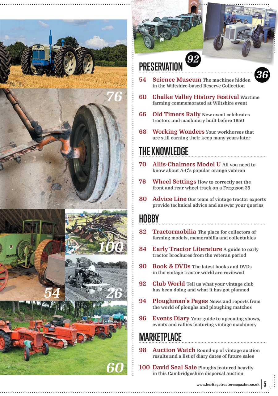 Classic Tractor Preview Pages