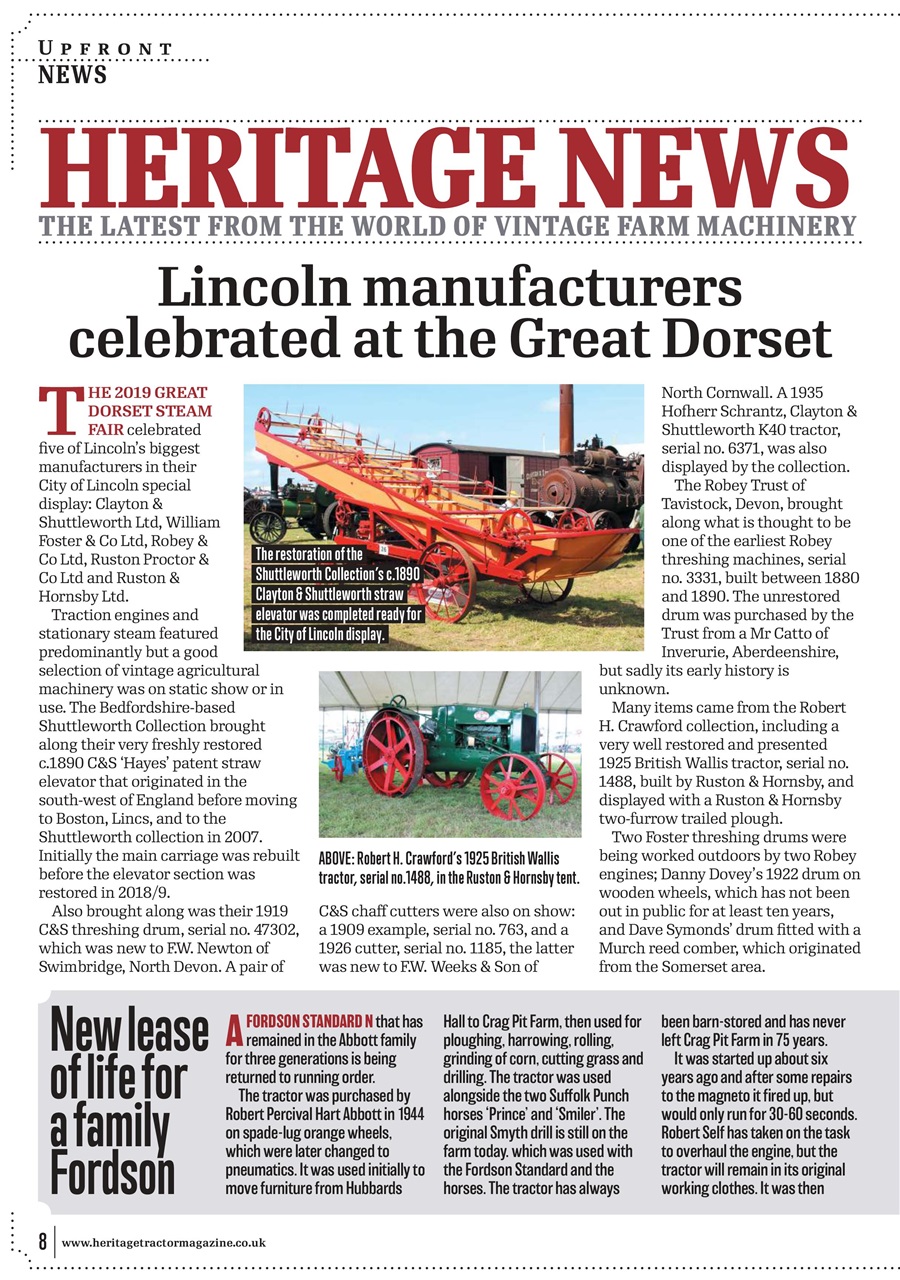 Classic Tractor Preview Pages