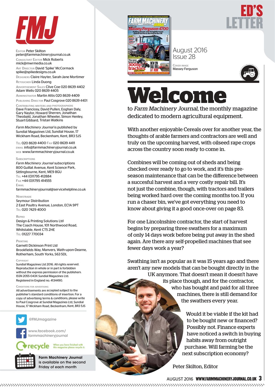 Farm Machinery Journal Preview Pages