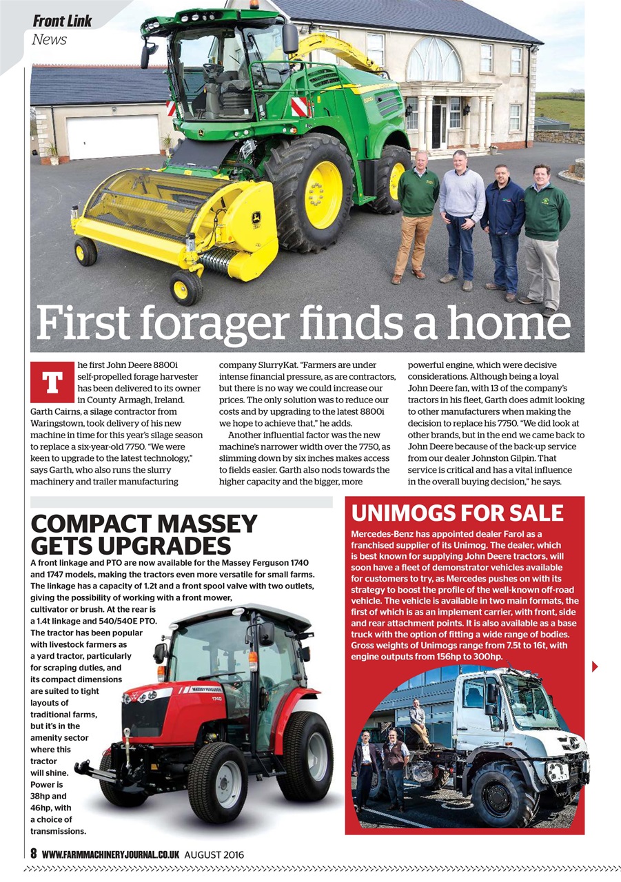 Farm Machinery Journal Preview Pages