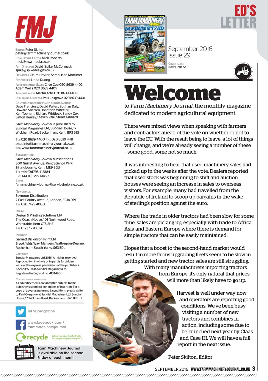 Farm Machinery Journal Preview Pages