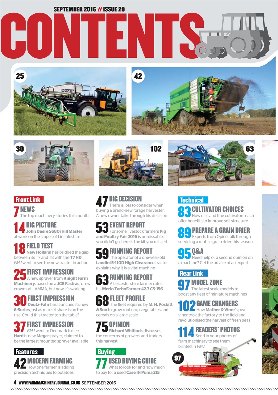 Farm Machinery Journal Preview Pages