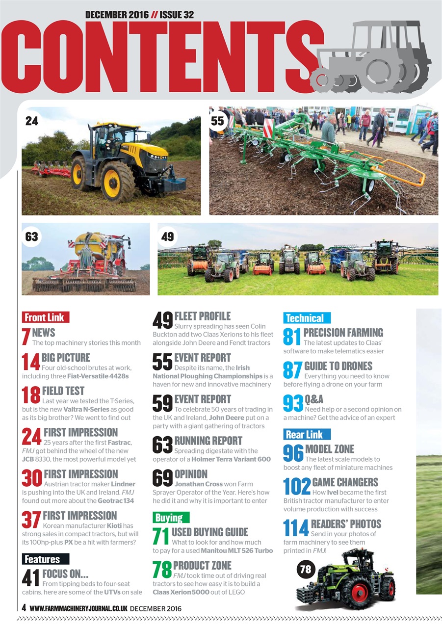 Farm Machinery Journal Preview Pages