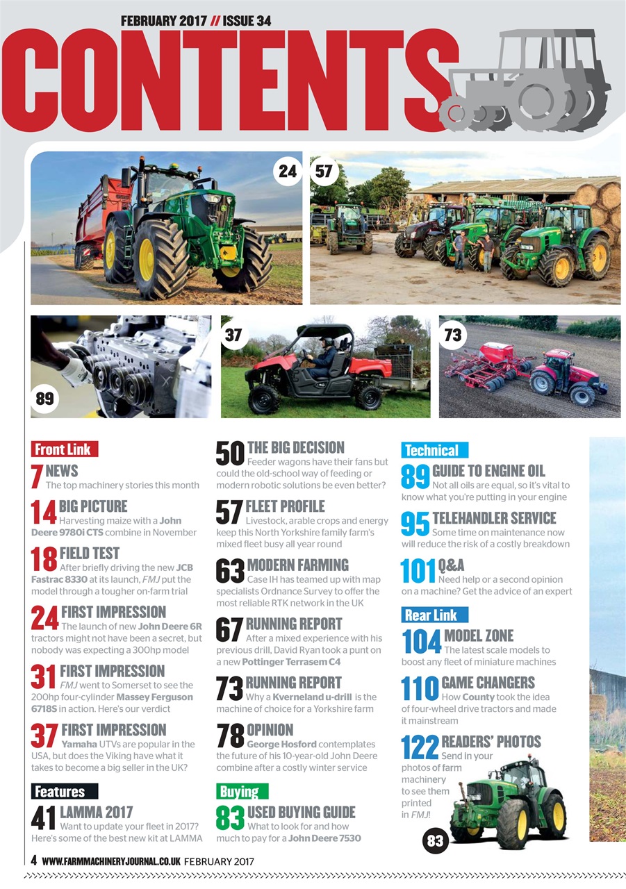 Farm Machinery Journal Preview Pages