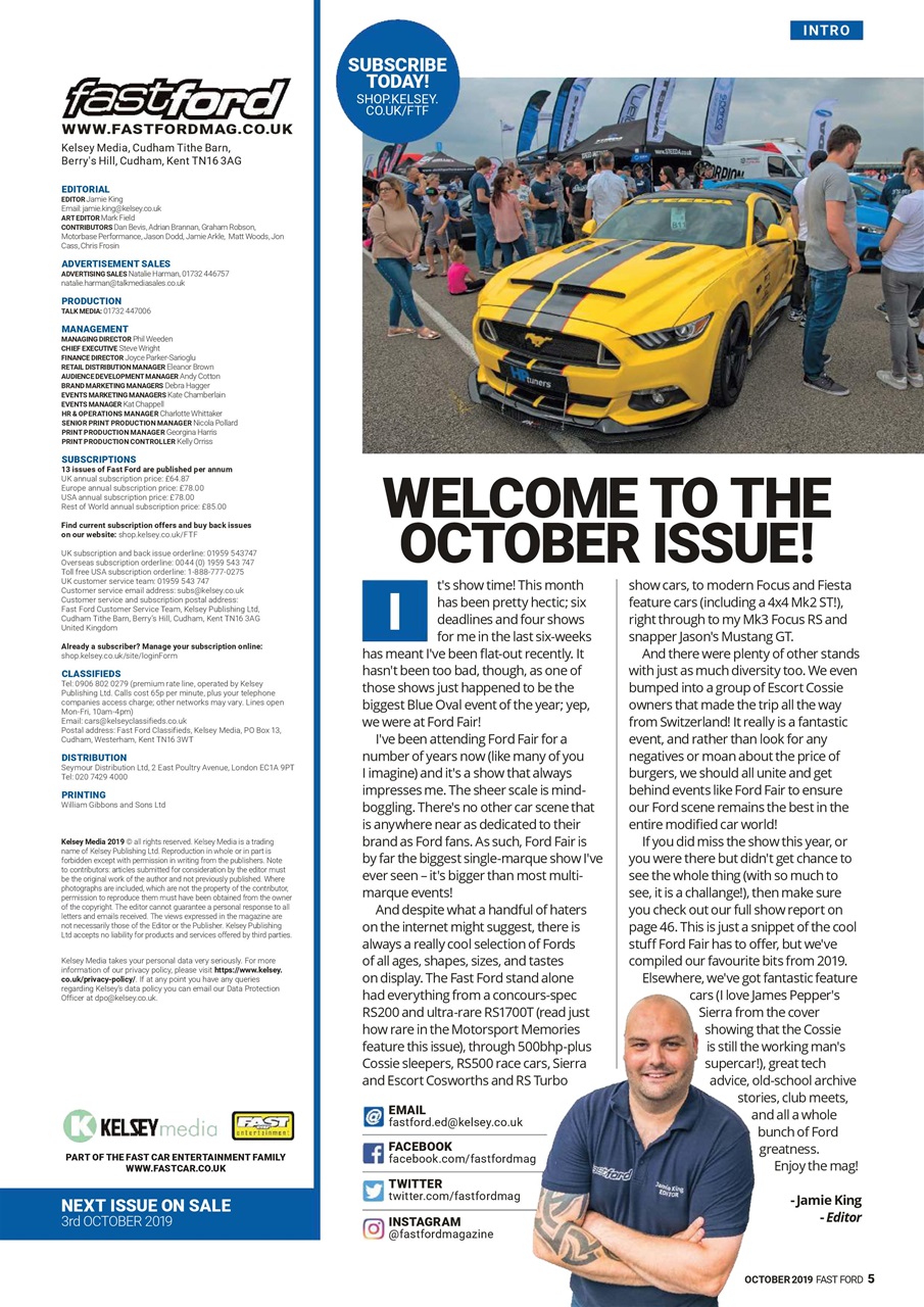 Fast Ford Preview Pages