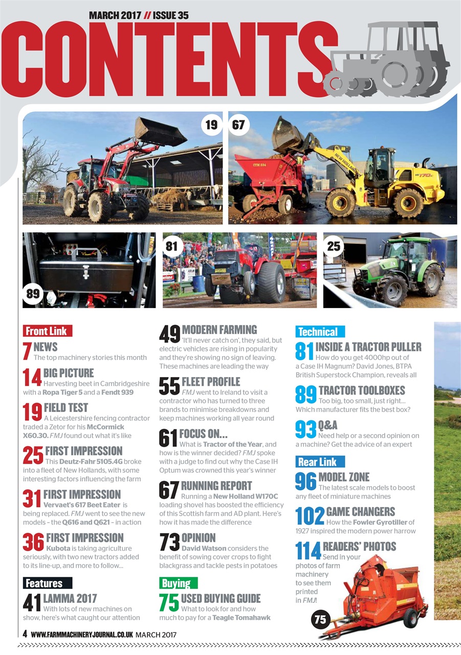 Farm Machinery Journal Preview Pages
