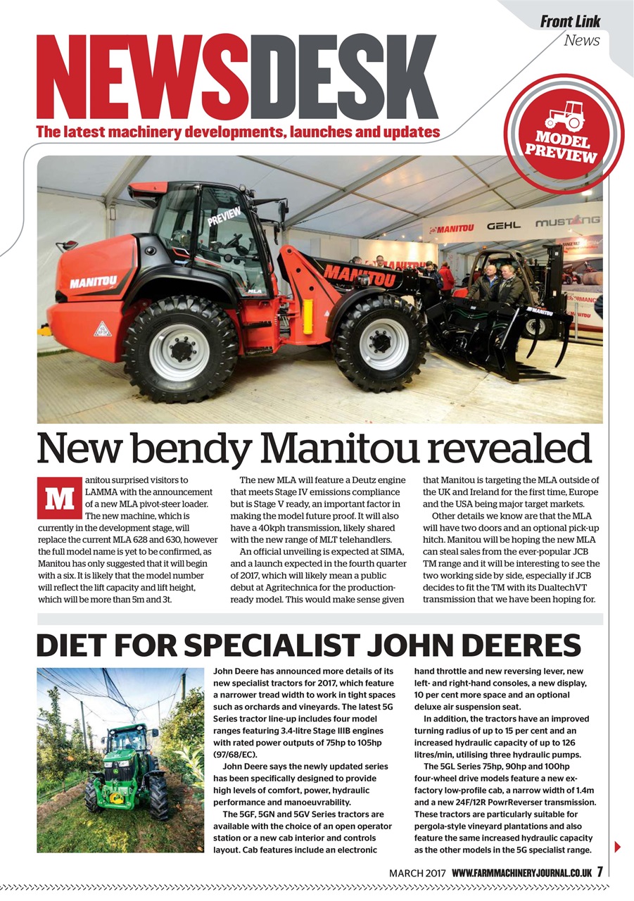 Farm Machinery Journal Preview Pages