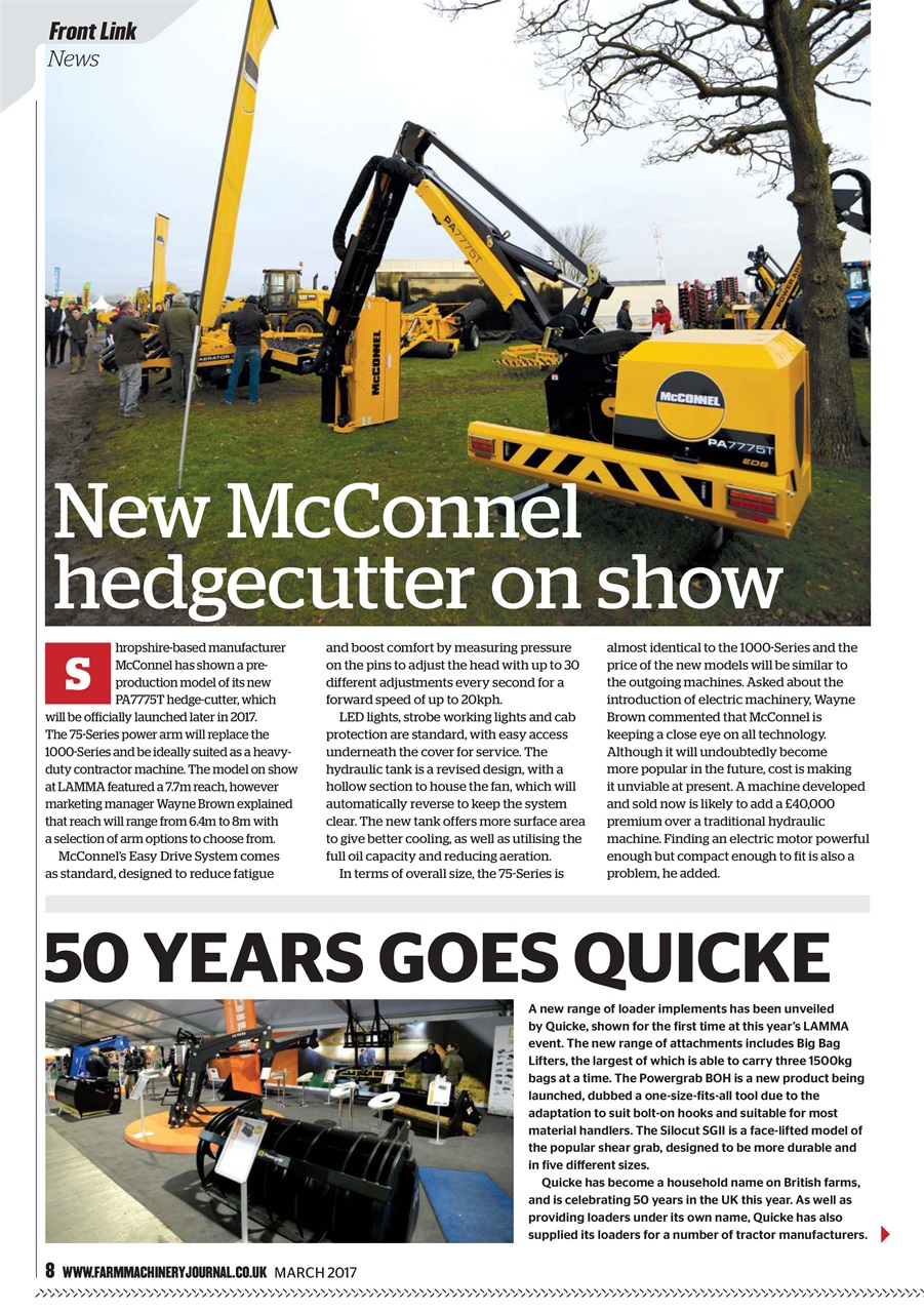 Farm Machinery Journal Preview Pages