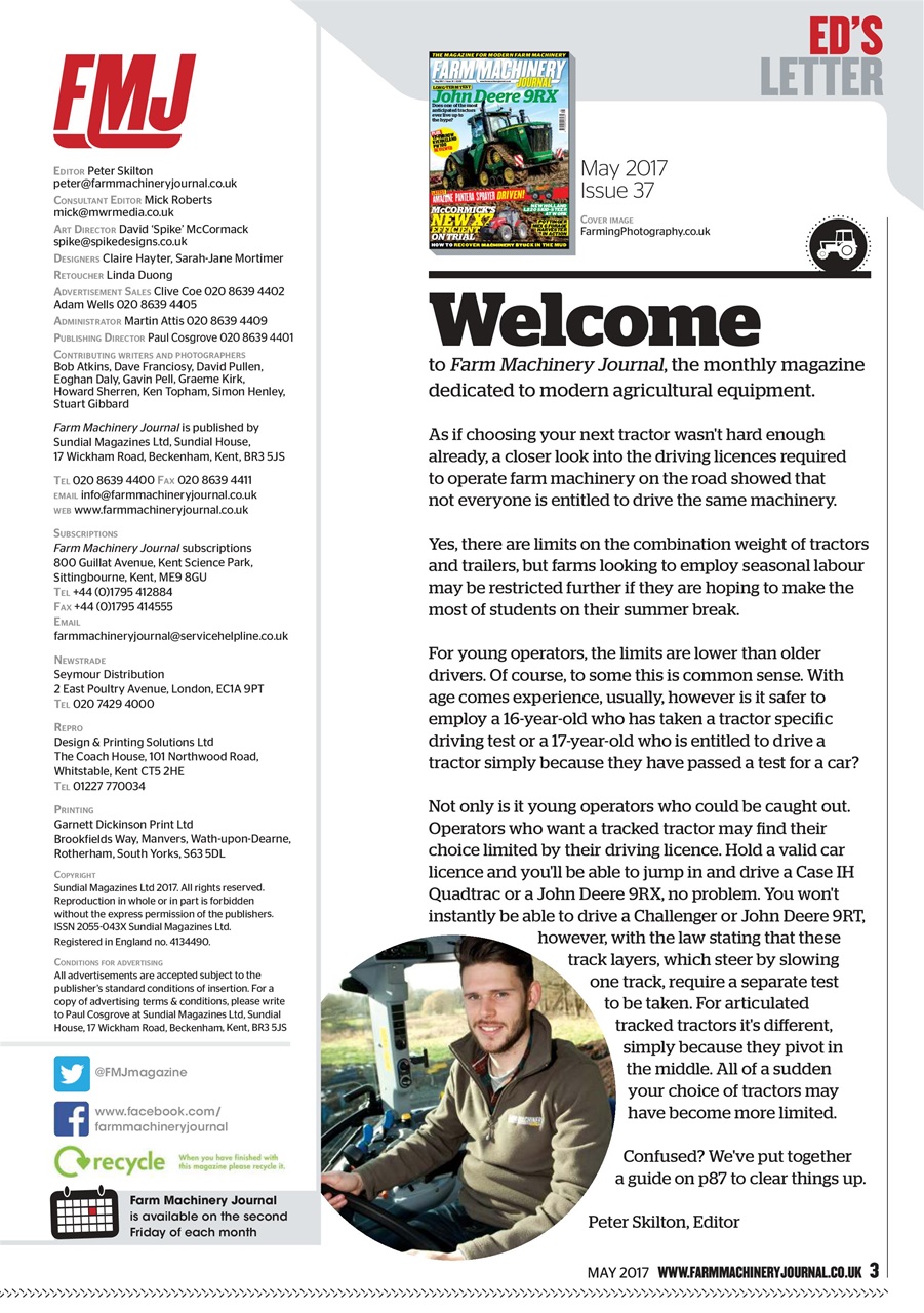 Farm Machinery Journal Preview Pages