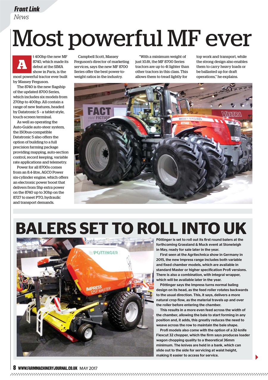 Farm Machinery Journal Preview Pages