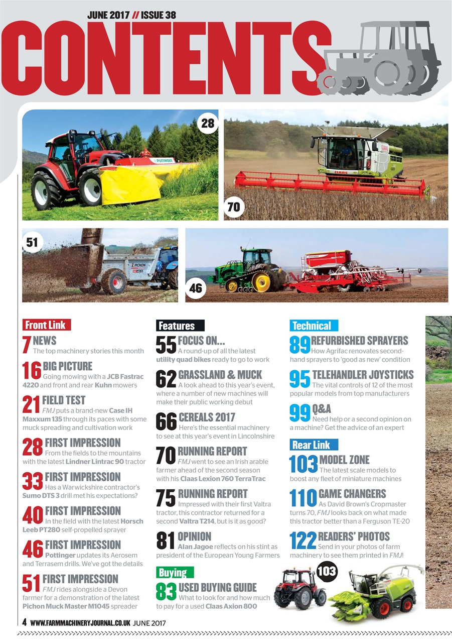 Farm Machinery Journal Preview Pages