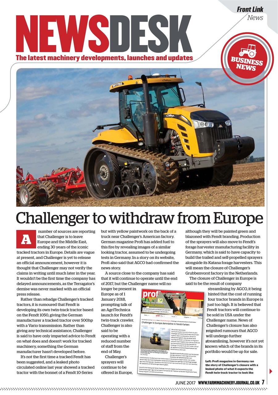 Farm Machinery Journal Preview Pages