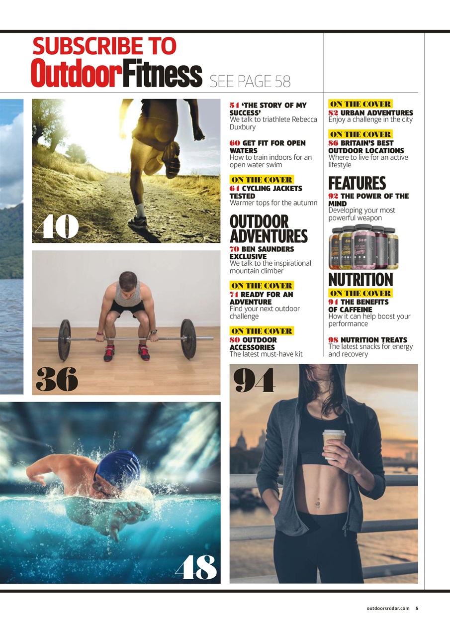 Outdoor Fitness & Adventure Preview Pages