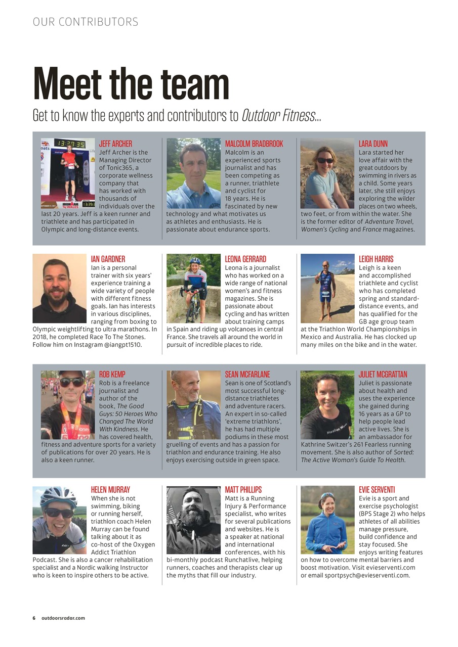 Outdoor Fitness & Adventure Preview Pages